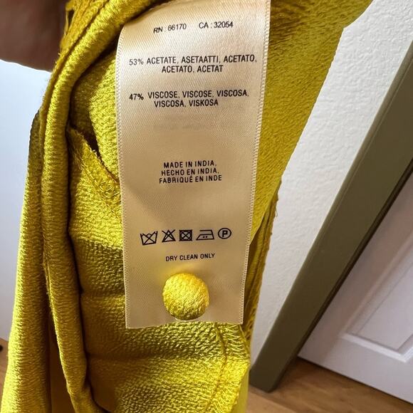Anthropologie Maeve Verdet Gold Shift Pocket Dress. - Picture 11 of 11